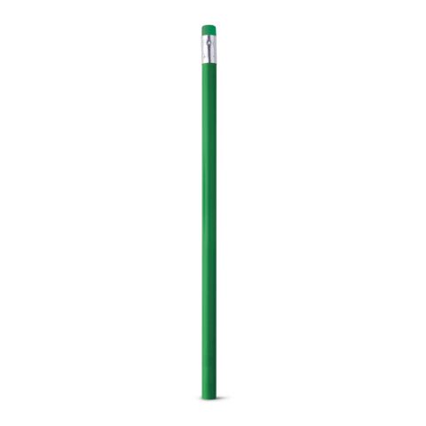 Werbeartikel ATENEO. Graphitstift mit Radiergummi und Härtegrad HB – Grün – mit Logo bedruckt
