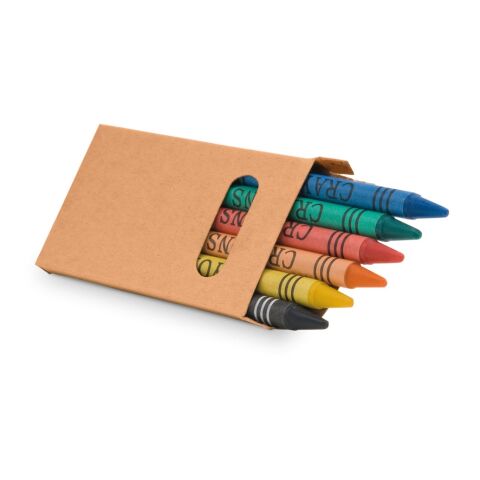 EAGLE. Schachtel mit 6 Wachsmalstiften