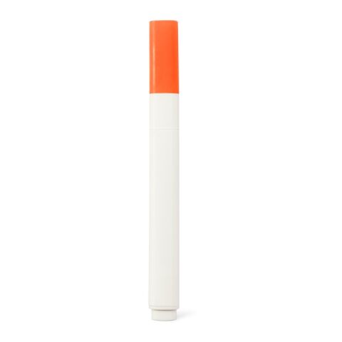 Werbeartikel HARRISON. Textmarker aus PP mit matter Oberfläche – Orange – mit Logo bedruckt