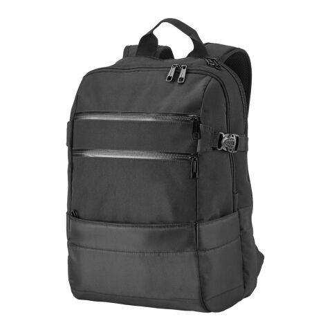 ZIPPERS BPACK. Laptop-Rucksack 15.6&#039;&#039; aus 840D und 300D-Jacquard Schwarz | ohne Werbeanbringung | Nicht verfügbar | Nicht verfügbar