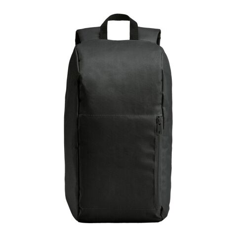 LUGANE. 600D-Rucksack Schwarz | ohne Werbeanbringung