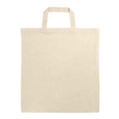 VICTORIA. Tragetasche aus 100% Baumwolle (100 g/m²) Beige | ohne Werbeanbringung