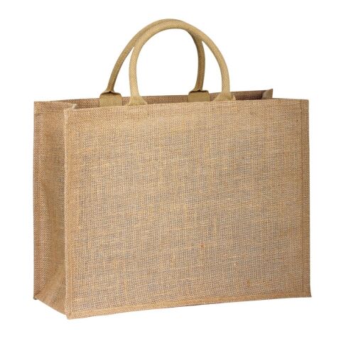 SHANTI. Tragetasche aus Jute (360 g/m²) Beige | ohne Werbeanbringung