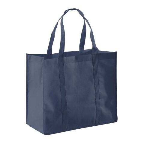 SHOPPER. Einkaufstasche aus Non-woven (80 g/m²) Blau | ohne Werbeanbringung