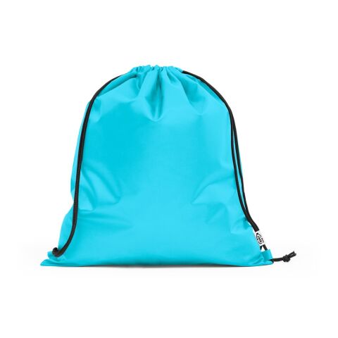 PEMBA. Turnbeutel aus 190T Polyester aus recyceltem (100% rPET) Hellblau