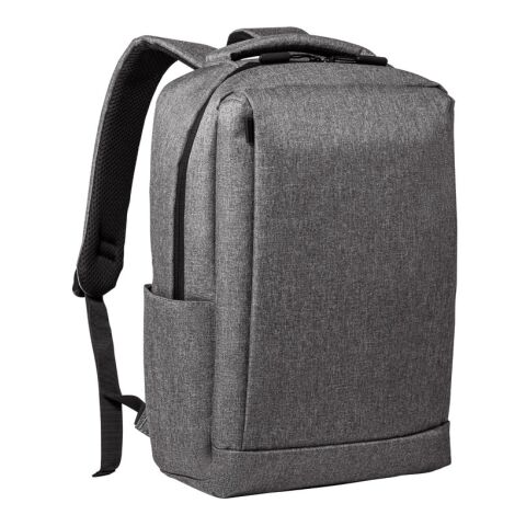 BOLOGNA. Laptop-Rucksack für 15.6&#039;&#039; aus 300D Grau | ohne Werbeanbringung
