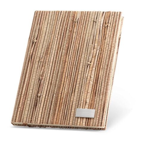 NERUDA. Notizbuch A5 mit Hardcover aus Naturstroh