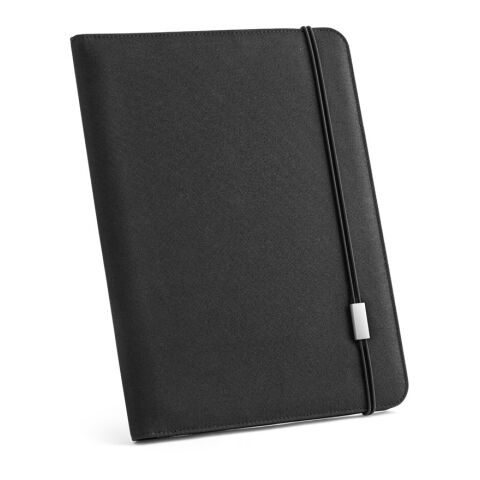 EMERGE FOLDER II. A4 Mappe aus recyceltem Polyester (100% rPET) 300D mit elastischem Verschluss schwarz | ohne Werbeanbringung | Nicht verfügbar | Nicht verfügbar | Nicht verfügbar