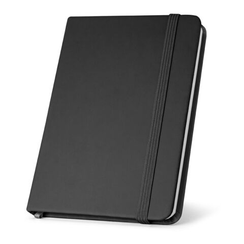 HEMINGWAY SQUARE. A5-Notizbuch aus PU mit kariertem Papier schwarz | ohne Werbeanbringung | Nicht verfügbar | Nicht verfügbar | Nicht verfügbar