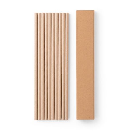 LAMONE. Strohhalm-Set aus Kraftpapier Natur | ohne Werbeanbringung | Nicht verfügbar | Nicht verfügbar | Nicht verfügbar