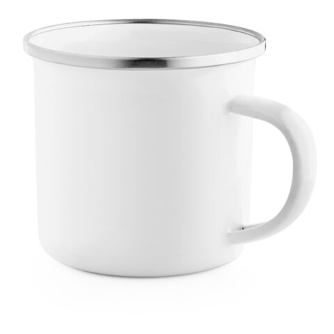GOTZE SUB. Tasse (350 mL) aus Emaille geeignet für Sublimation weiss | ohne Werbeanbringung | Nicht verfügbar | Nicht verfügbar | Nicht verfügbar