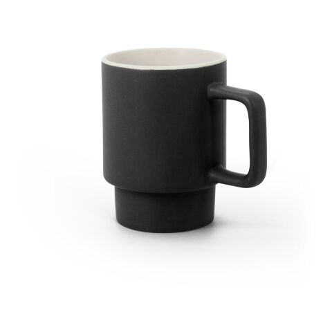 KUERTEN. Keramikbecher mit matter Oberfläche 330 ml schwarz | ohne Werbeanbringung | Nicht verfügbar | Nicht verfügbar | Nicht verfügbar