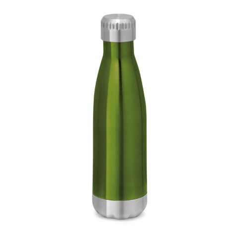 Werbeartikel SHOW. 510 mL Edelstahl-Flasche – Hellgrün – mit Logo bedruckt
