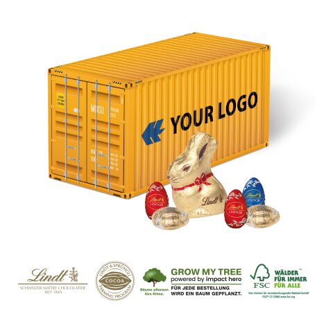 3D Präsent Container Ostern Mit Schokoladenmischung Von Lindt