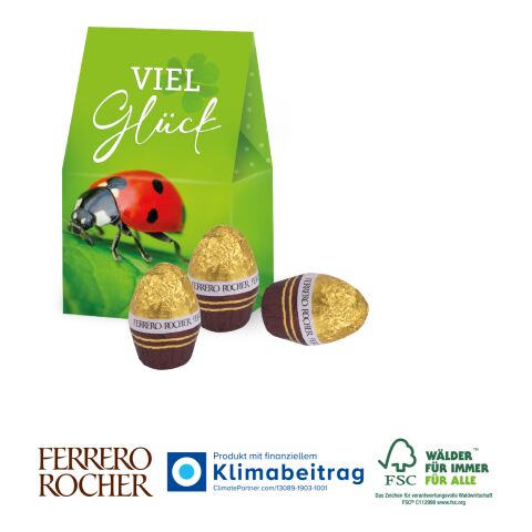 Businesspräsent „Selection Mini“ mit Ferrero Rocher Ostereier 4C Digital-/Offsetdruck