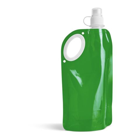 Werbeartikel HIKE. Faltbare Flasche aus PET, PA und PE 750 ml – Grün – mit Logo bedruckt
