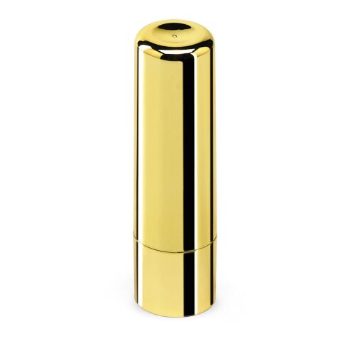 Werbeartikel SCARLETT. ABS-Lippenschützer – Gold – mit Logo bedruckt