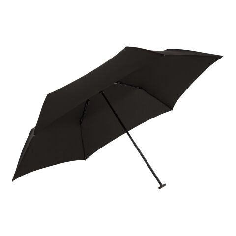 Werbeartikel Knirps US.050 ultra light slim manual – schwarz – mit Logo bedruckt