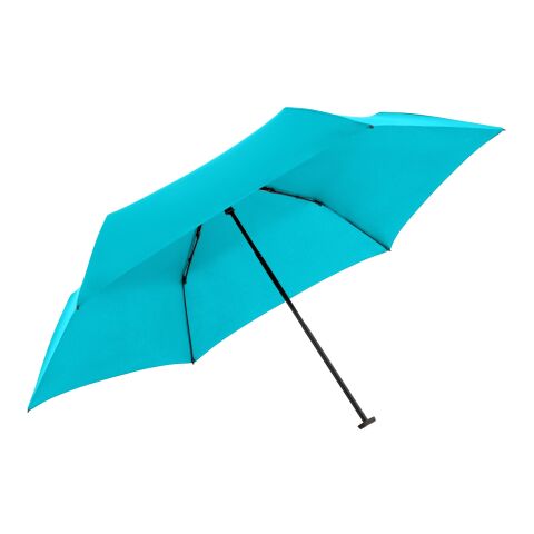 Werbeartikel Knirps US.050 ultra light slim manual – neonblau – mit Logo bedruckt