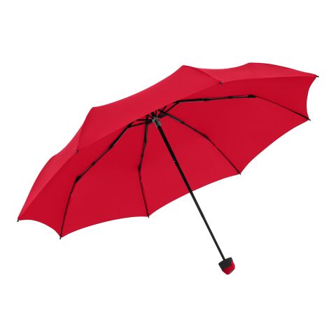 Werbeartikel Knirps E.050 small manual – rot – mit Logo bedruckt