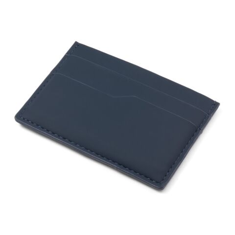 VENTURE WALLET. PU-Kartenetui für 5 Karten mit RFID-Schutz Blau