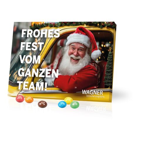 Tisch-Adventskalender mit M&M® Knusperkugeln