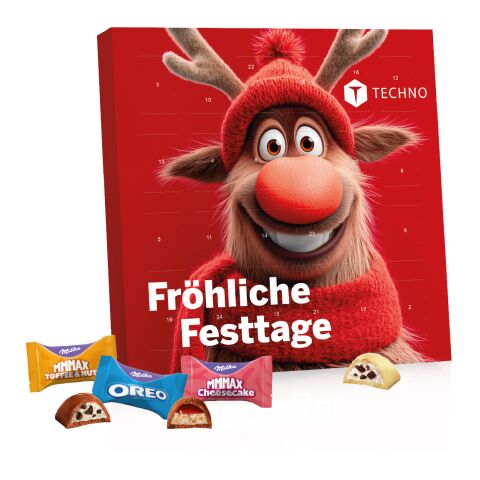 Tisch-Adventskalender Milka Favourites bunt | ohne Werbeanbringung