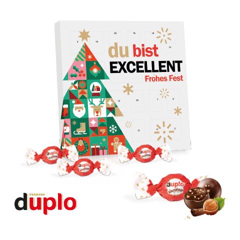 Tisch-Adventskalender Duplo bunt | 4C Digital-/Offsetdruck
