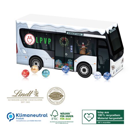 3D Adventskalender Lindt „Bus“ 4C Digital-/Offsetdruck | 95371-W