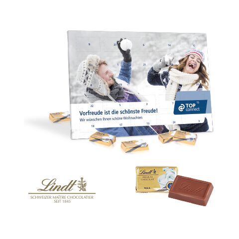 Tisch-Adventskalender Lindt &quot;Select Edition&quot; bunt | 4C Digital-/Offsetdruck