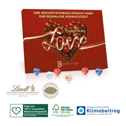 Tisch-Adventskalender Lindt „Gourmet Edition“ 4C Digital-/Offsetdruck