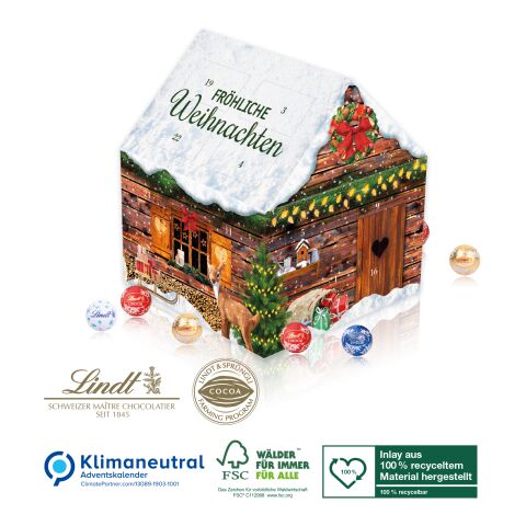 Adventskalender Lindt „Weihnachtshaus“ 4C Digital-/Offsetdruck | Nicht verfügbar