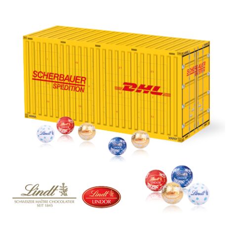 3D Adventskalender &quot;Container&quot; Mit Lindt Schokolade