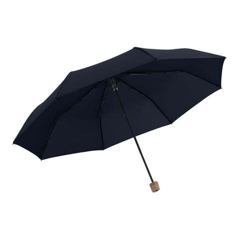 Werbeartikel Knirps Timber manual – marineblau – mit Logo bedruckt
