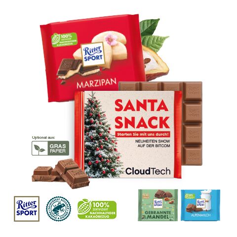 Ritter Sport Mit Werbebanderole bunt | 4C Digital-/Offsetdruck
