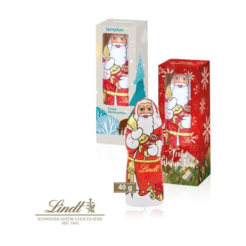 Weihnachtsmann Von Lindt, 40 G bunt | 4C Digital-/Offsetdruck