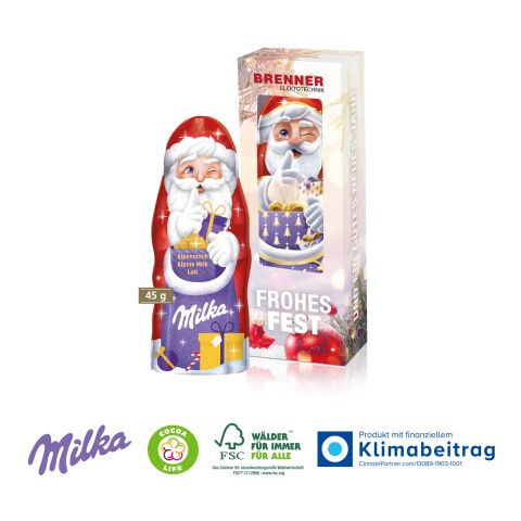 Milka Weihnachtsmann, 45 g bunt | ohne Werbeanbringung