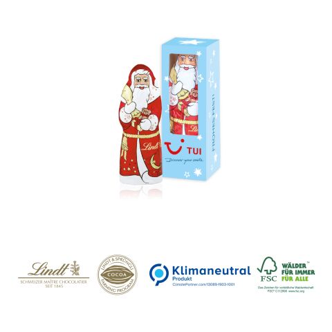 Weihnachtsmann von Lindt, 10 g 4C Digital-/Offsetdruck