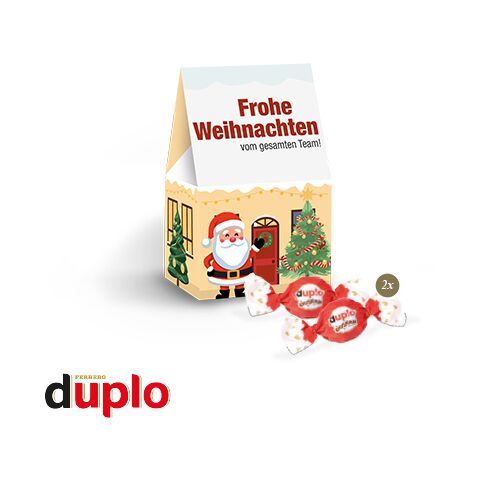 Präsent &quot;Christmas Minis&quot; Mit Duplo Knusperlen bunt | 4C Digital-/Offsetdruck