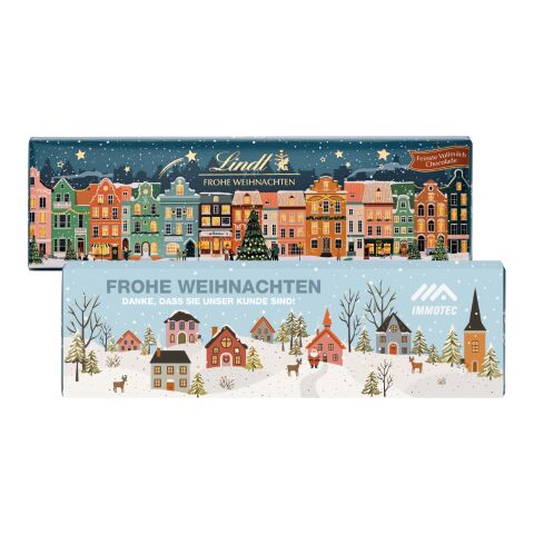 Lindt Schokoladentafel "Frohe Weihnachten", 300 g bunt | ohne Werbeanbringung