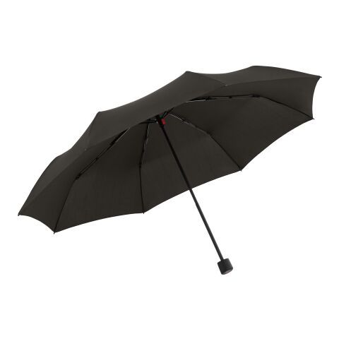 Werbeartikel Knirps A.050 medium manual – schwarz – mit Logo bedruckt