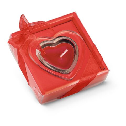 SWEET. Herzförmige Kerze und Glassockel