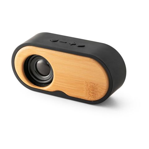 TILLY. Lautsprecher 3W mit 5 Stunden Akkulaufzeit aus Bambus und Recyceltes ABS (100% rABS) schwarz | ohne Werbeanbringung | Nicht verfügbar | Nicht verfügbar | Nicht verfügbar