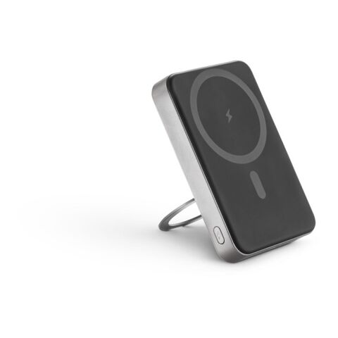 WARSHEL 10. Magnetische Powerbank Dunkelgrau | ohne Werbeanbringung | Nicht verfügbar | Nicht verfügbar
