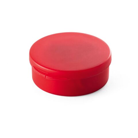 Werbeartikel GERMAIN. In-Ear Kopfhörer mit 1.2 Meter langem Kabel aus ABS – Rot – mit Logo bedruckt