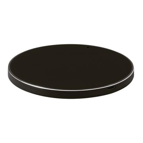 JOULE. Superschnelles 15W wireless Ladegerät aus Aluminium und ABS Schwarz | ohne Werbeanbringung