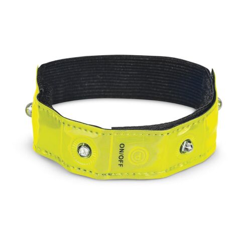 VISIBLE. Armband, reflektierend mit 4 roten LEDs