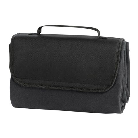 RILEY. Fleecedecke (180 g/m²) mit Visier Schwarz | ohne Werbeanbringung