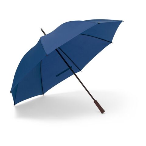 Werbeartikel ZANE. Schirm aus 190T Polyester – Blau – mit Logo bedruckt