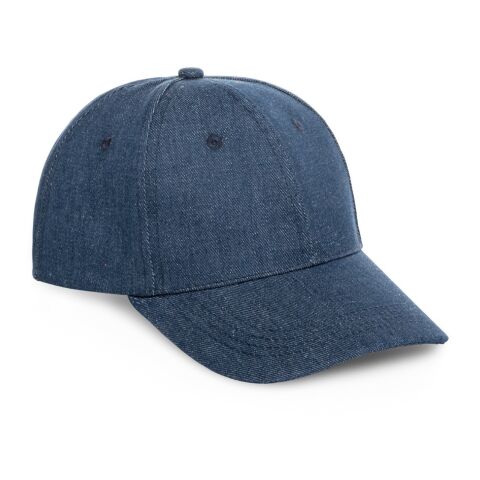 PHOEBE. Mütze aus Denim, Baumwolle und Polyester (300 g/m²) Blau | ohne Werbeanbringung | Nicht verfügbar | Nicht verfügbar | Nicht verfügbar